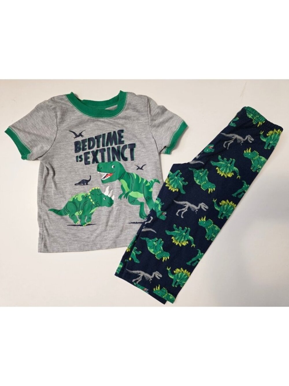 Bedtime is Extinct Dinosaur Pajamas - 3T